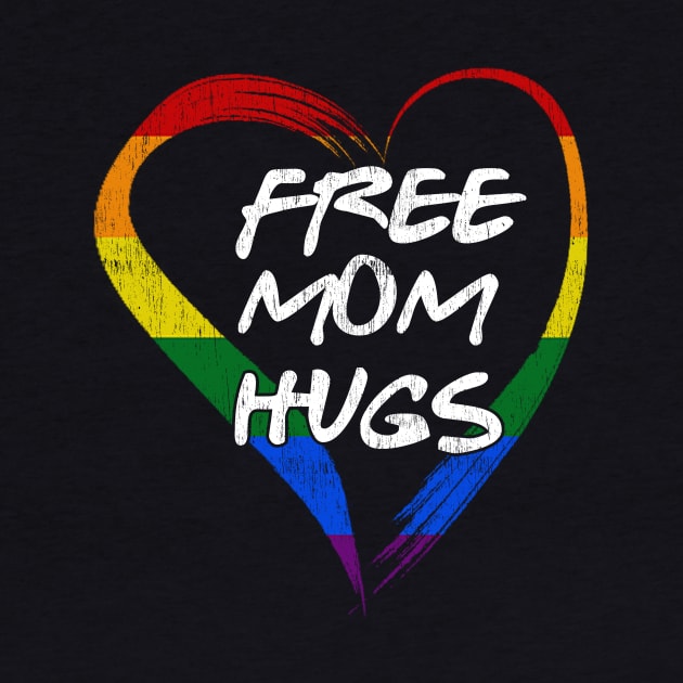 free mom hugs lgbt pride rainbow heart by Ffree Dad hugs shirt for pride month LGBT